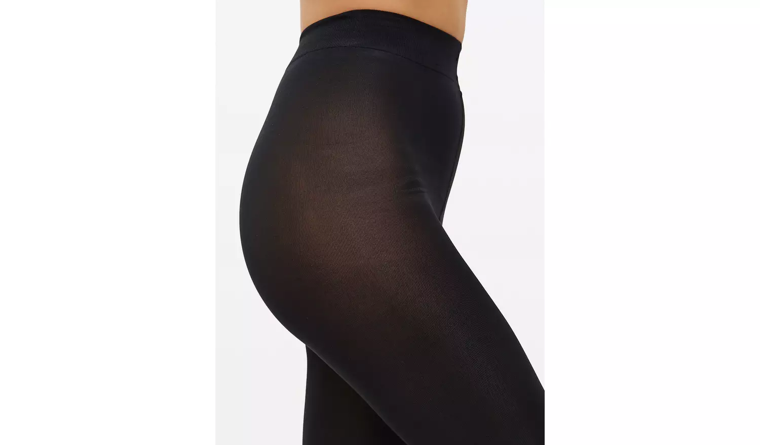 Black Velvet Touch 100 Opaque Tights L