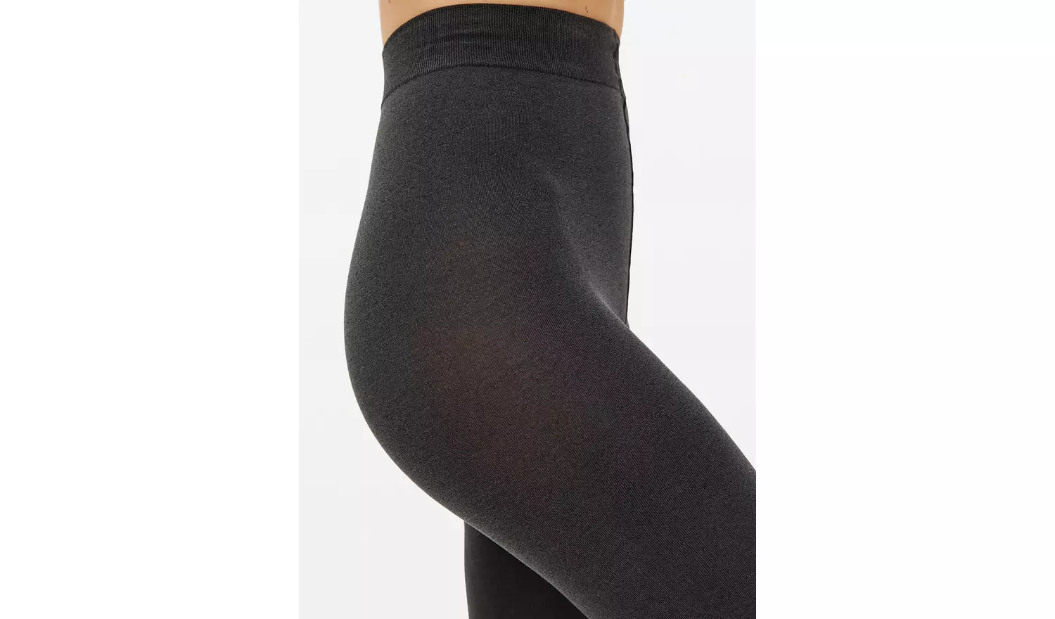 Charcoal Velvet Touch 100 Denier Tights S