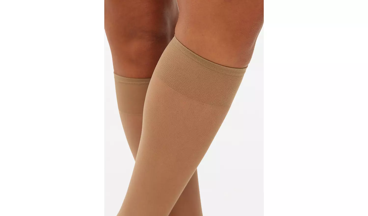 Bamboo Nude 15 Denier Knee High Tights 5 Pack One Size