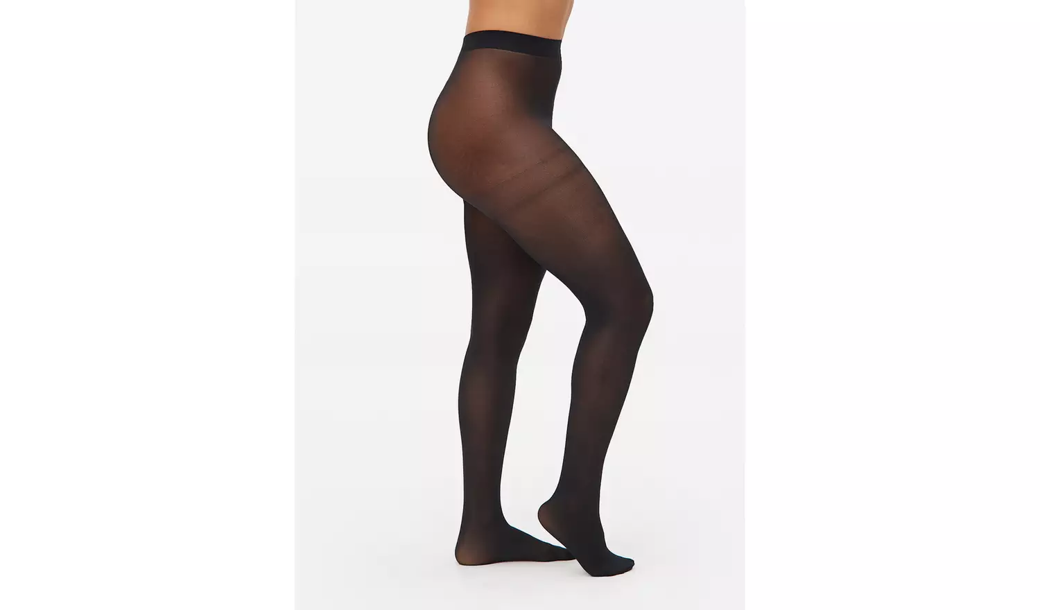 Black 40 Denier Opaque Tights 3 Pack L