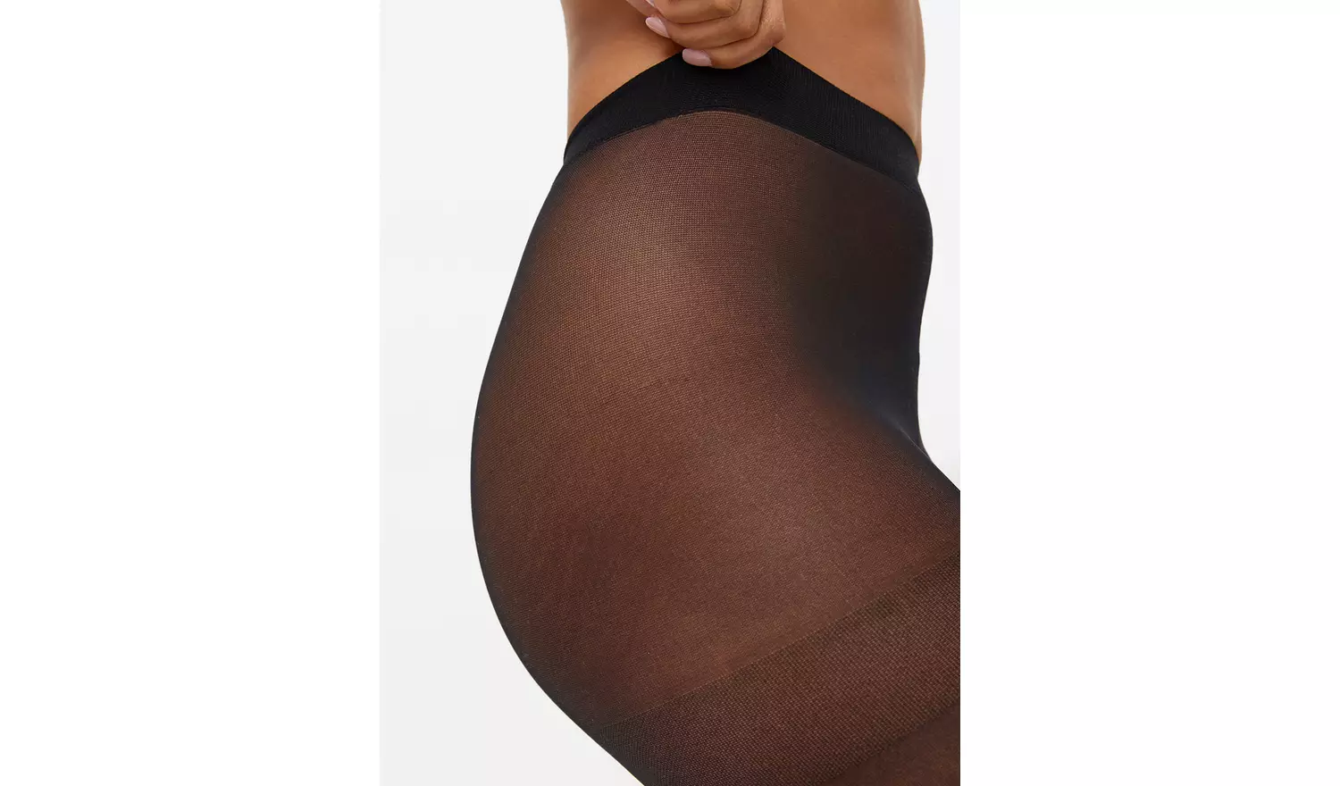 Black 40 Denier Opaque Tights 3 Pack M