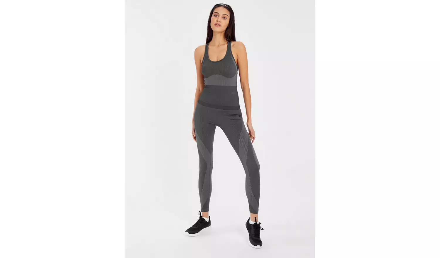Active Charcoal Seamless Vest XL