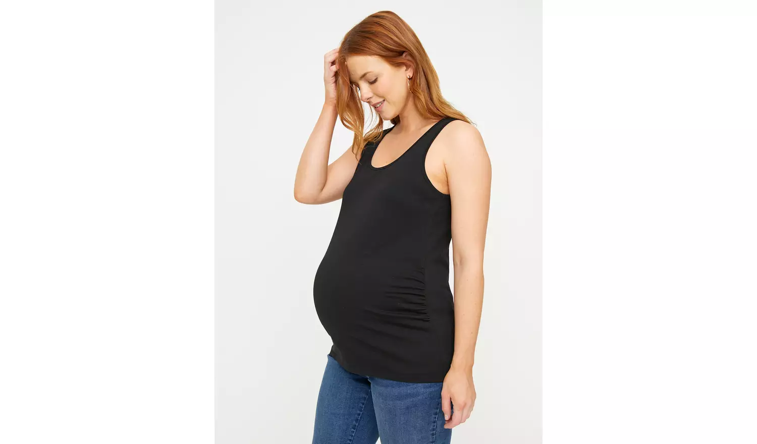 MATERNITY Plain Sleeveless Vest Top 2 Pack8