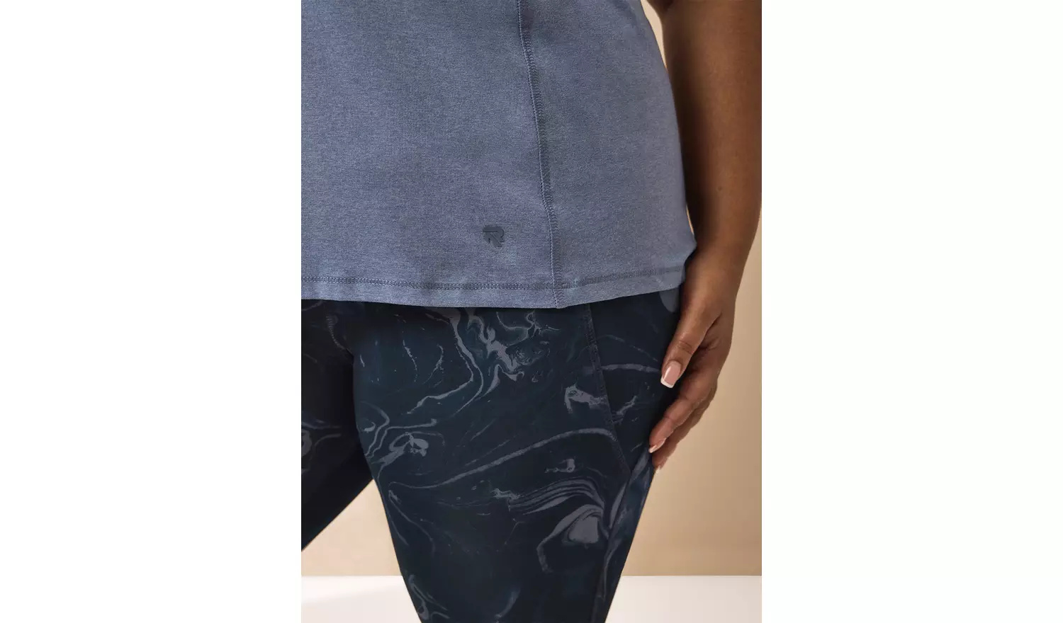 REAKTIV Blue Marl Swing Vest Top XXL