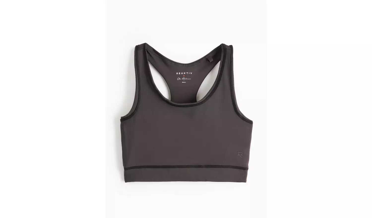 REAKTIV Charcoal Co-ord Sports Crop Top M