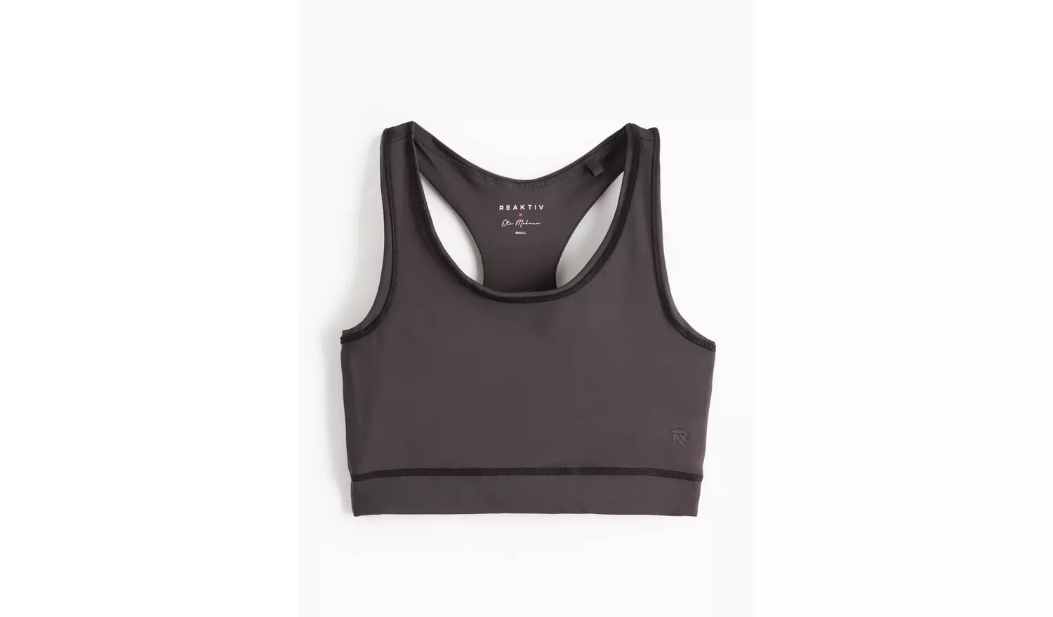 REAKTIV Charcoal Co-ord Sports Crop Top M