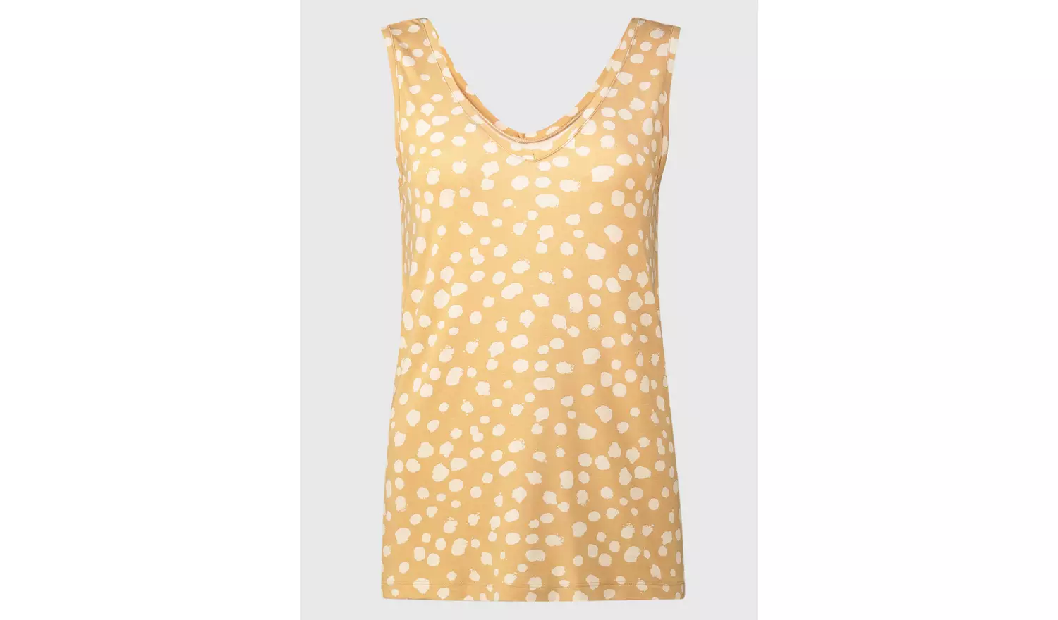 Brown Abstract Spot Vest - 8