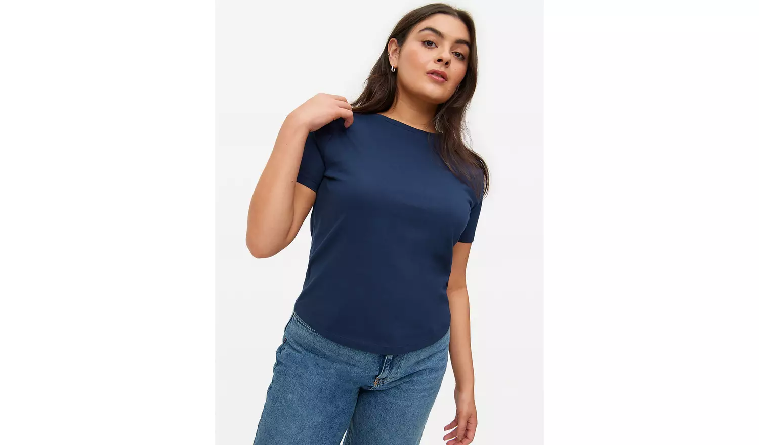 Navy Regular Fit Crew Neck T-Shirt 22