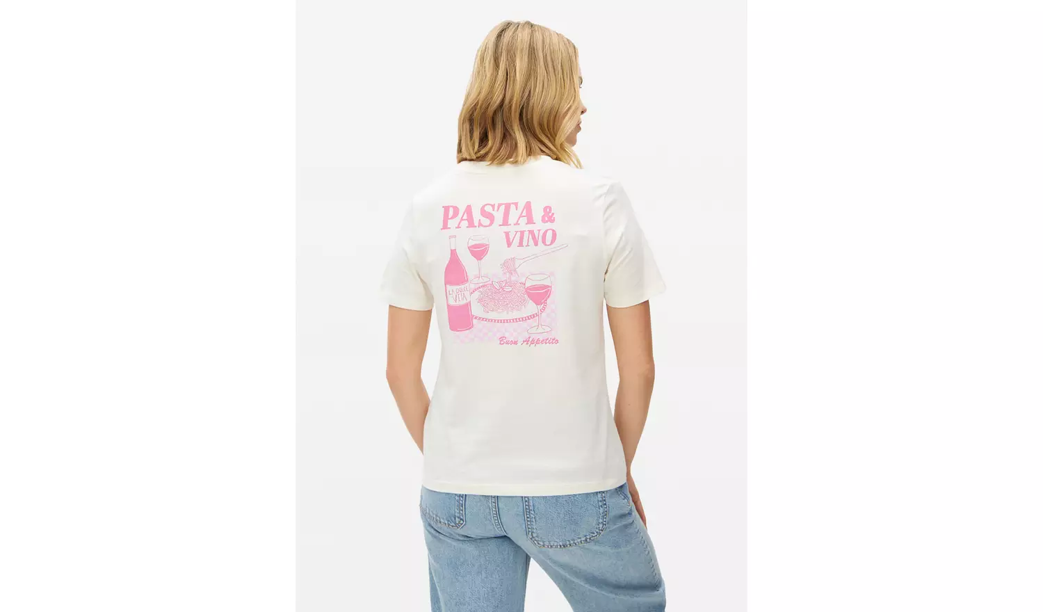 Cream Pasta & Vino Graphic T-Shirt 12