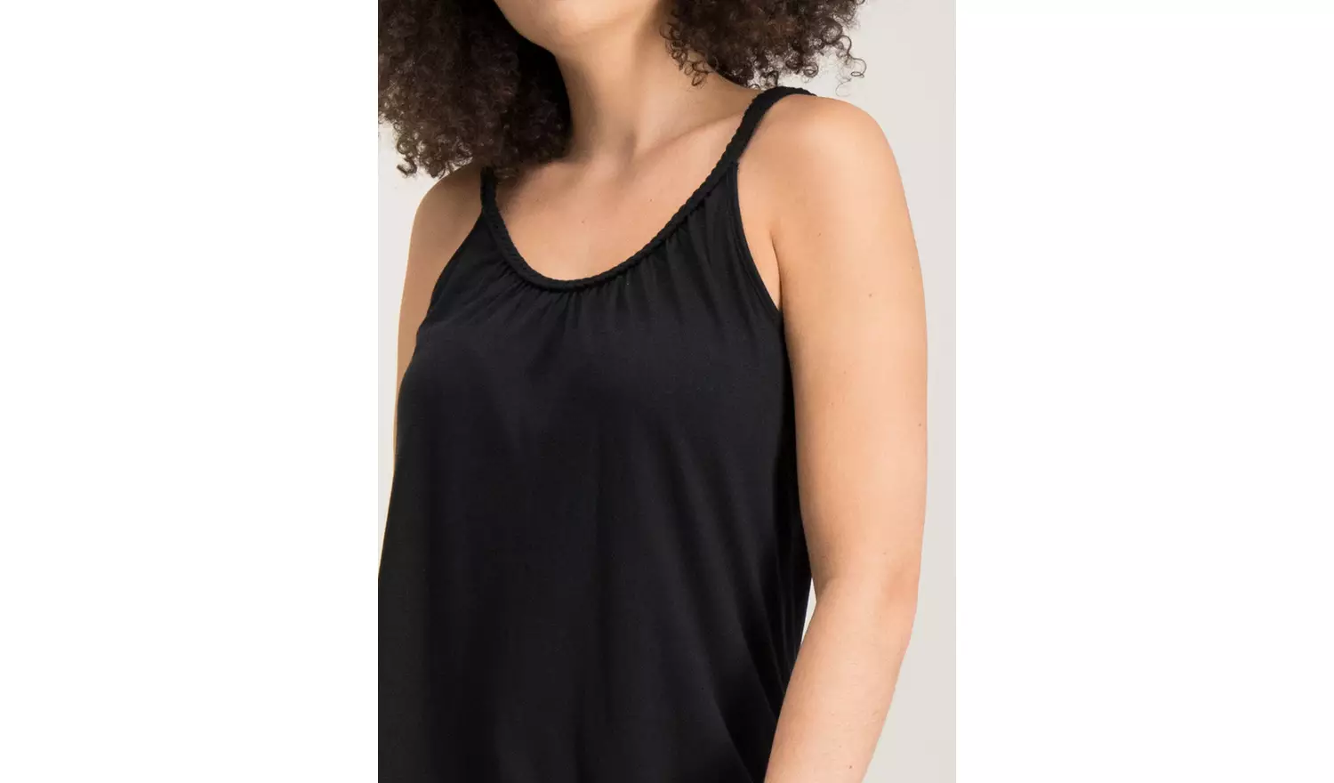 Black Plait Detail Vest Top - 26