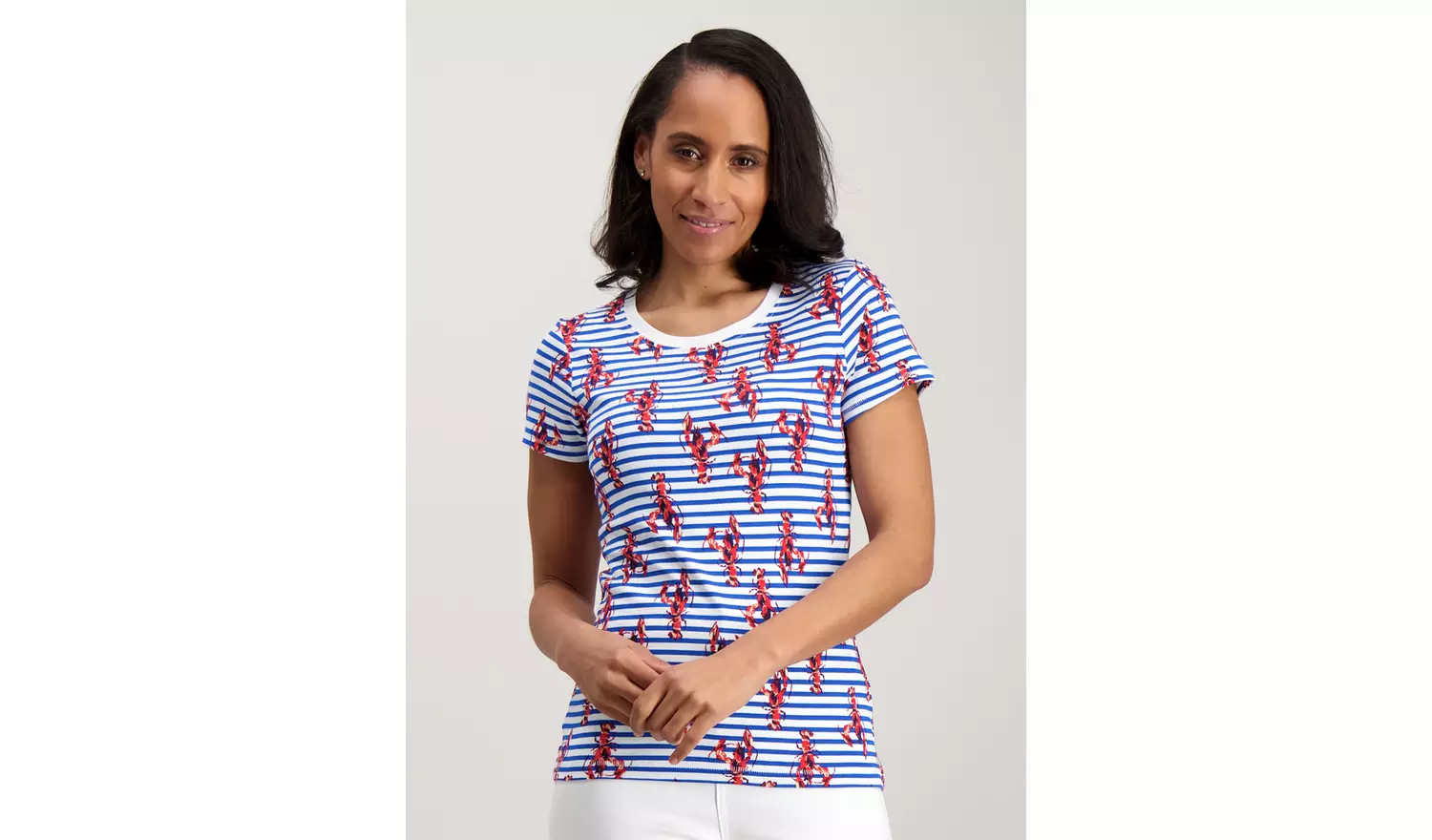 Multicoloured Lobster Print T-Shirt - 6