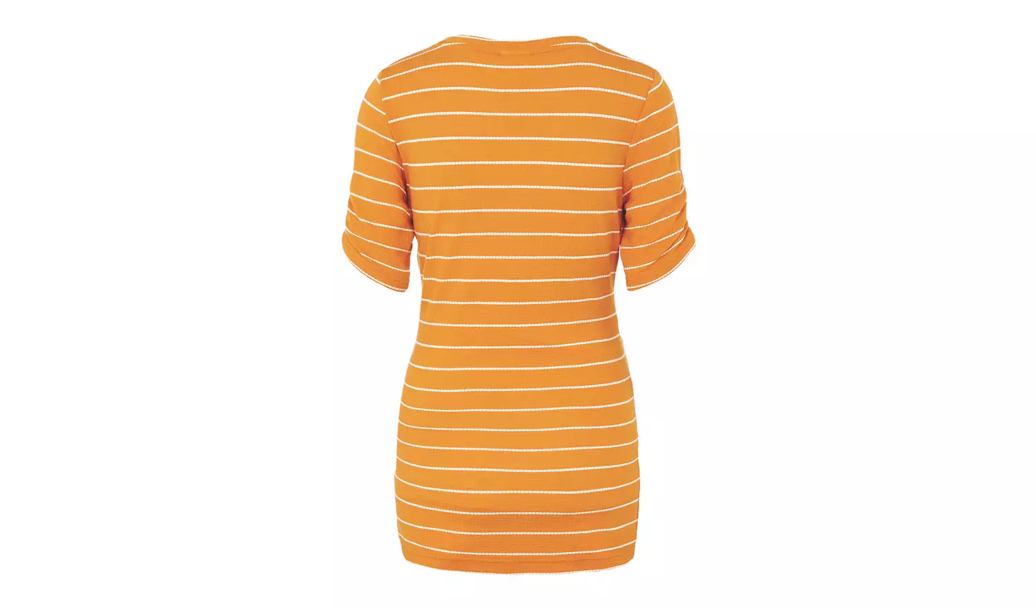 Yellow Striped Maternity Top - 12