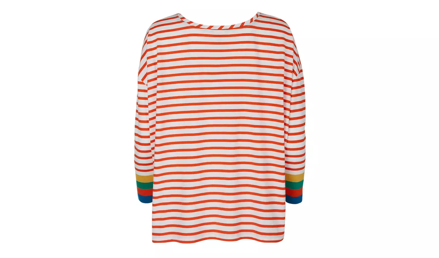 FRUGI Orange Stripe Cordelia Boxy Top 10