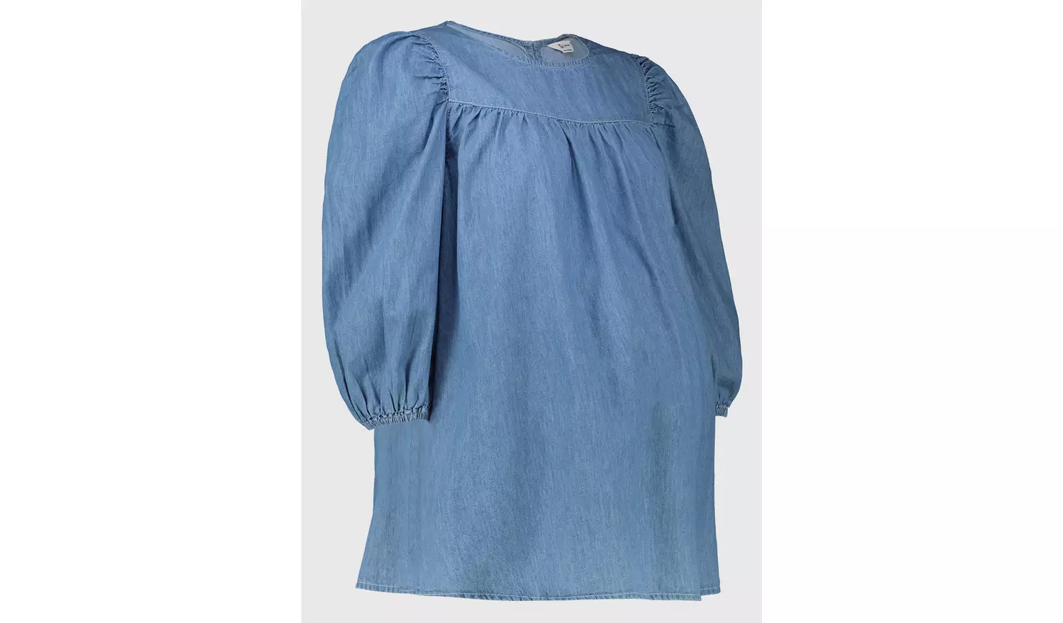 MATERNITY Blue Denim Blouse 24