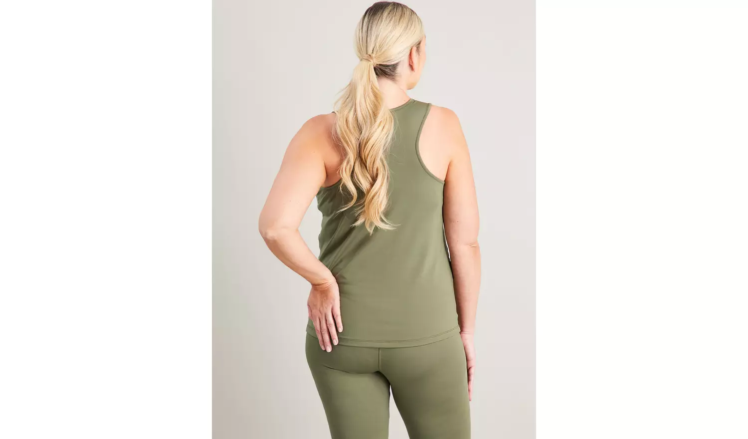 MATERNITY Active Khaki Racer Vest Top - 24