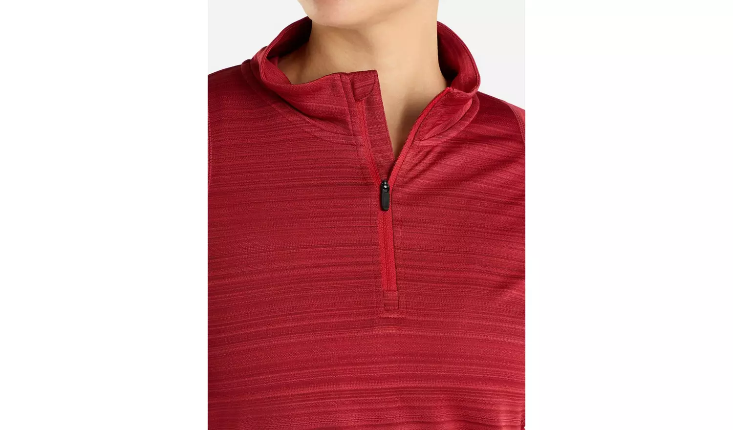 UMBRO Pro Training Half Zip Top Sun Dried Tomato Marl 14