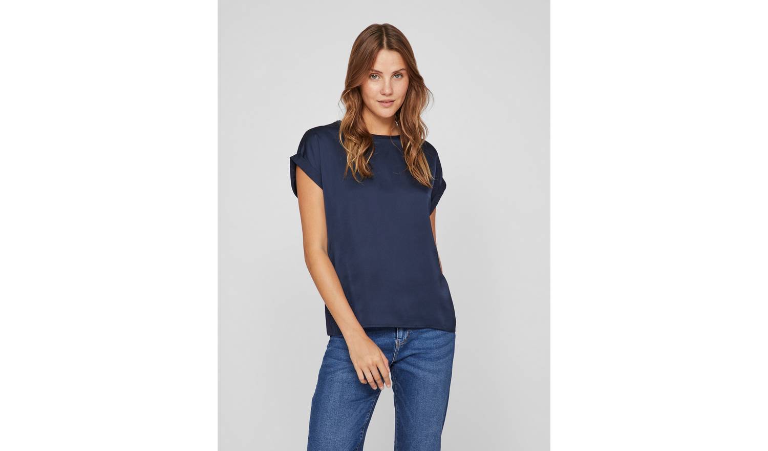 VILA Satin Front Top 10