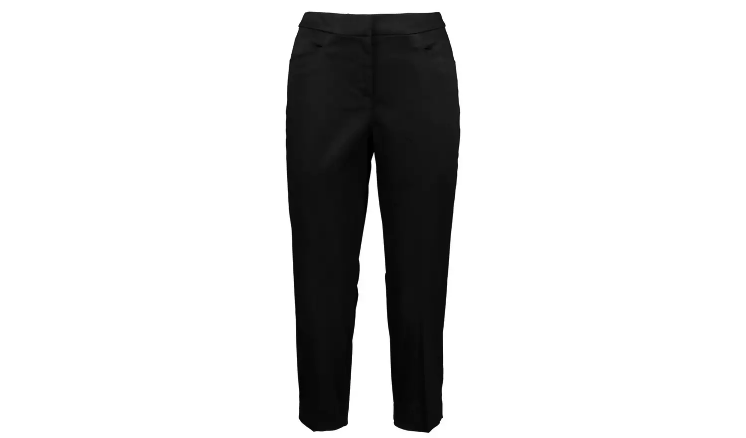 Black Plain Capri Trouser - 24