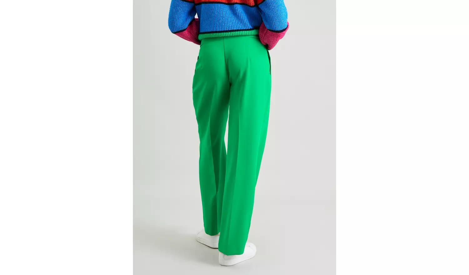 Green Wide Leg Coord Trousers - 8L