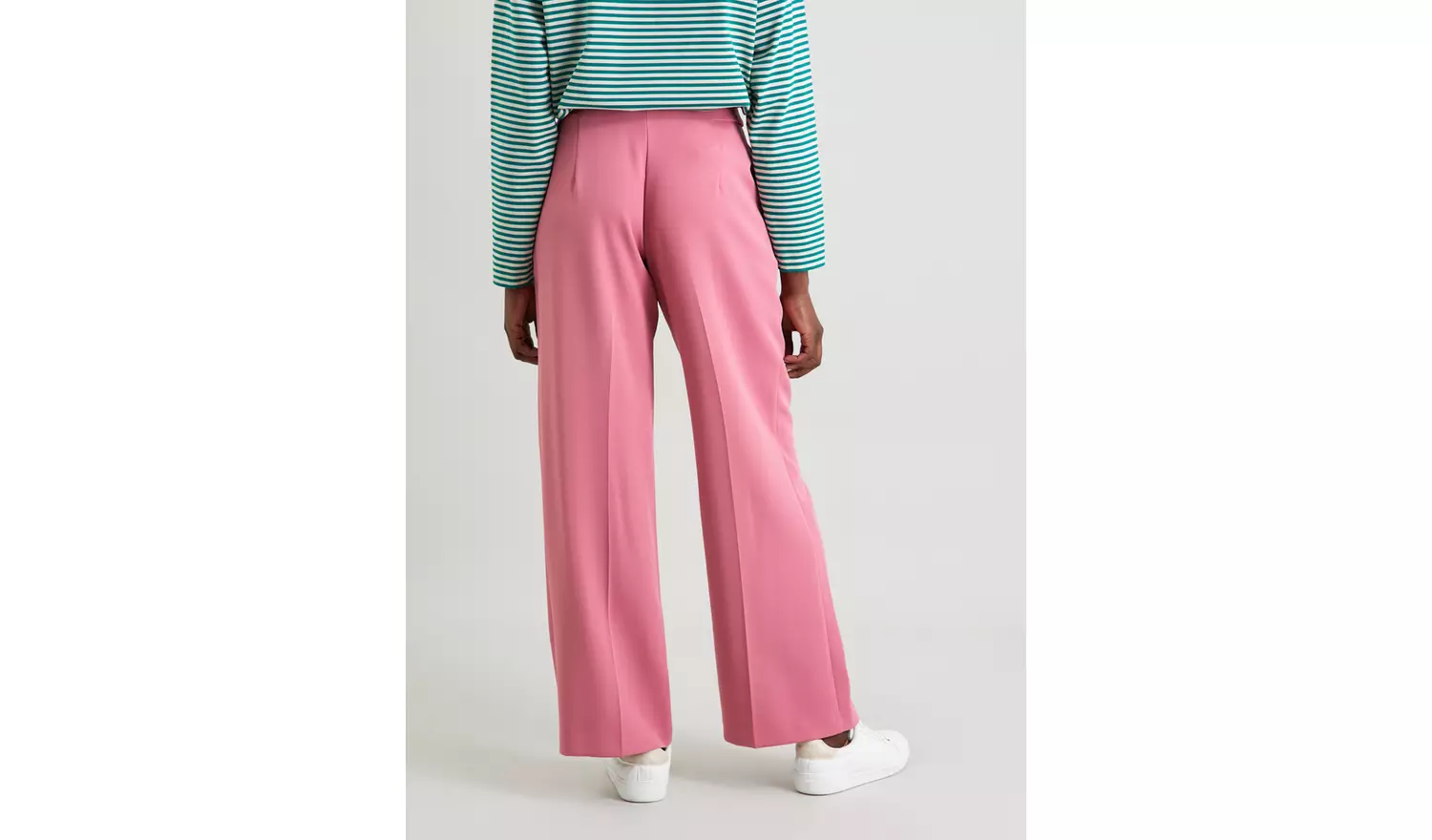 Pink Wide Leg Coord Trousers - 8L