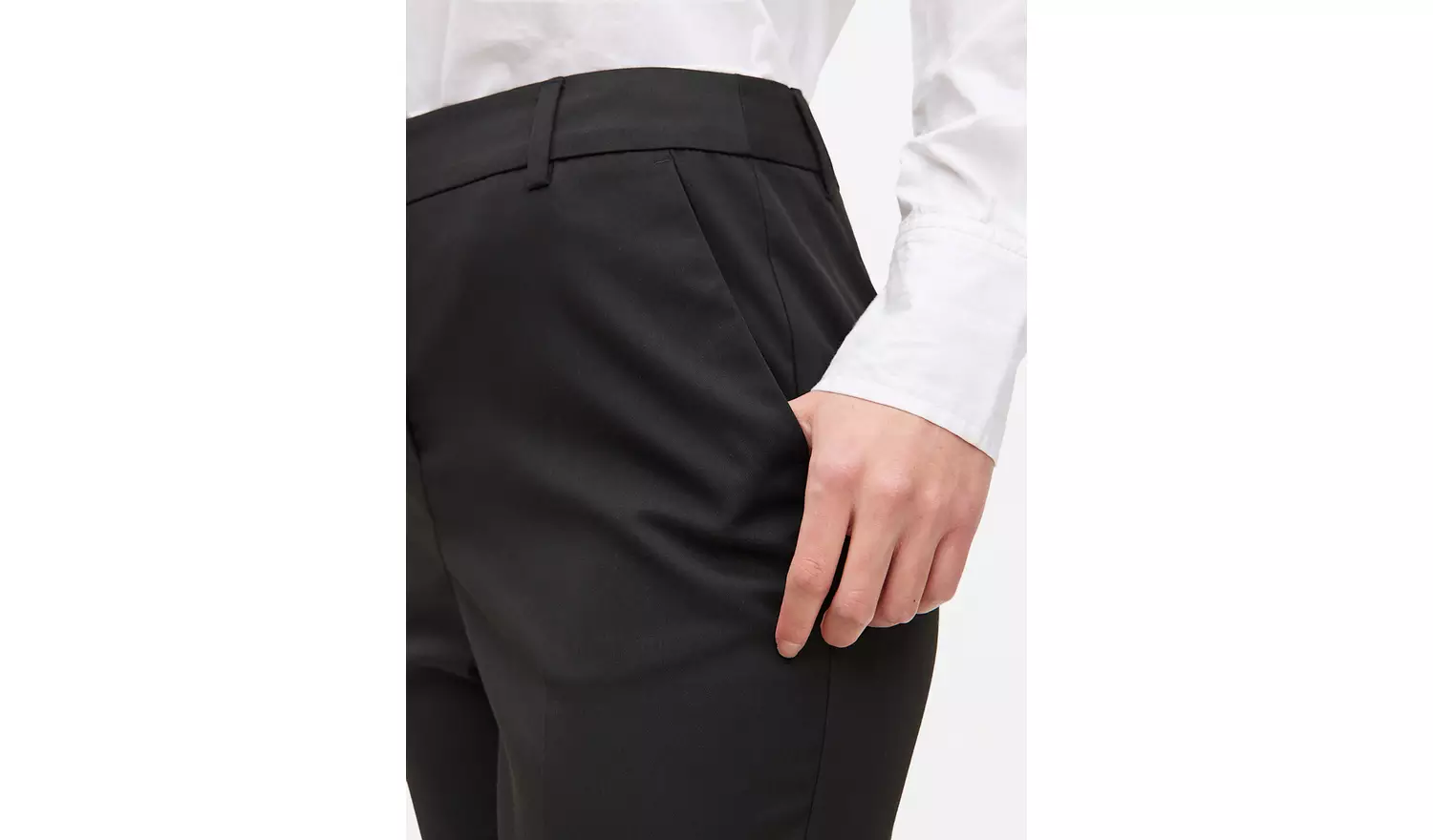 Black Kick Flare Trousers 14S