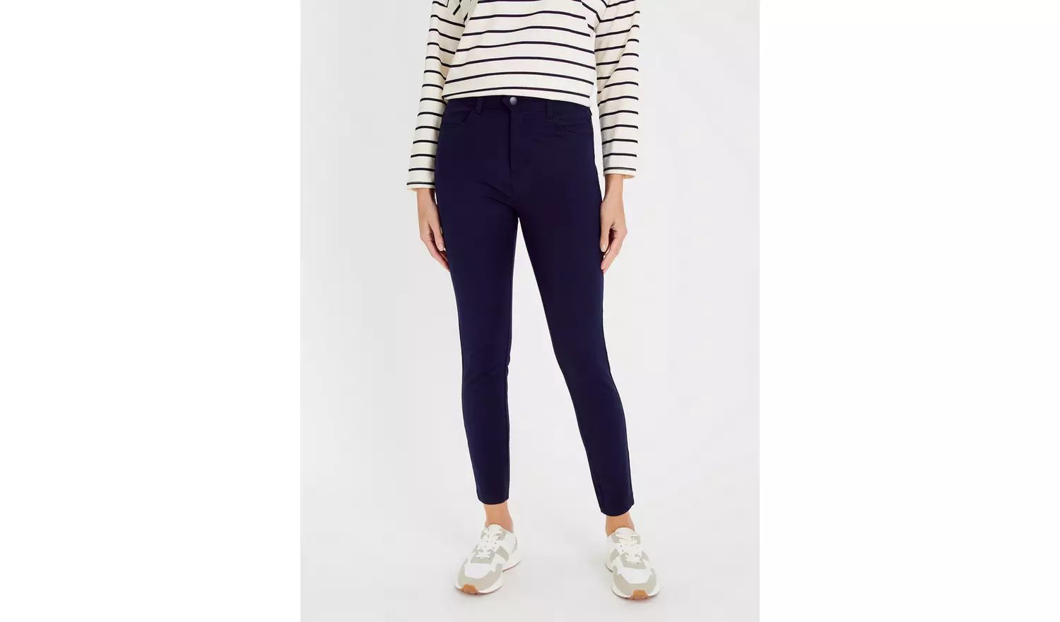 Navy Smart Treggings 18R