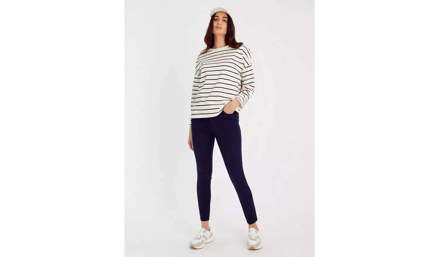 Navy Smart Treggings 18L