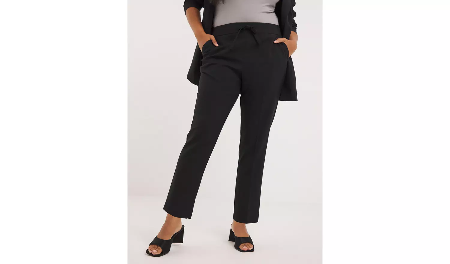 SIMPLY BE Tie Waist Workwer Trouser 14