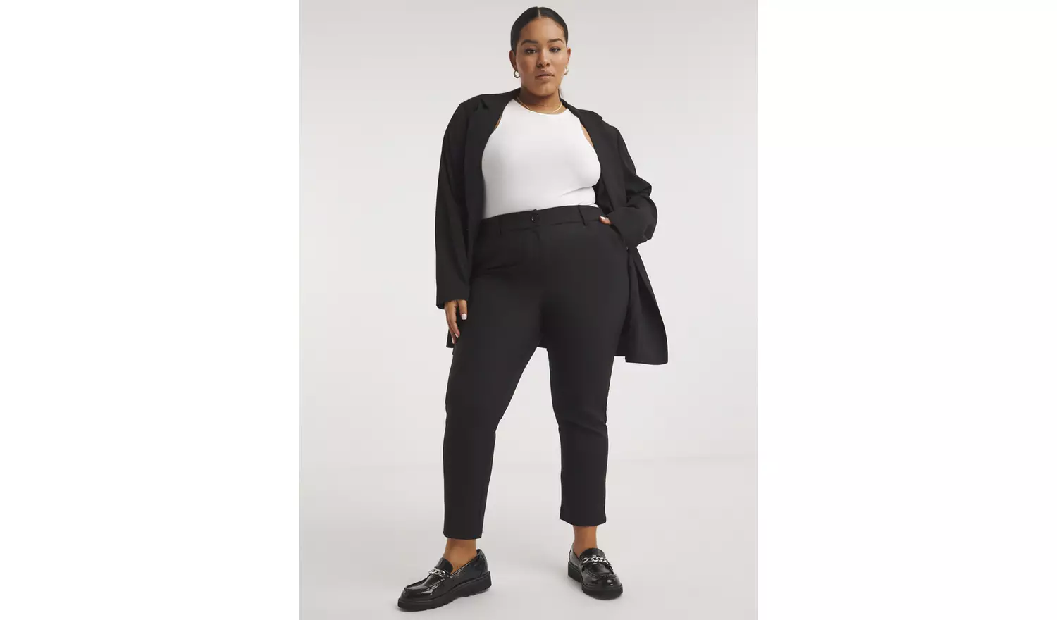 SIMPLY BE Workwear Cigarette Trouser 22