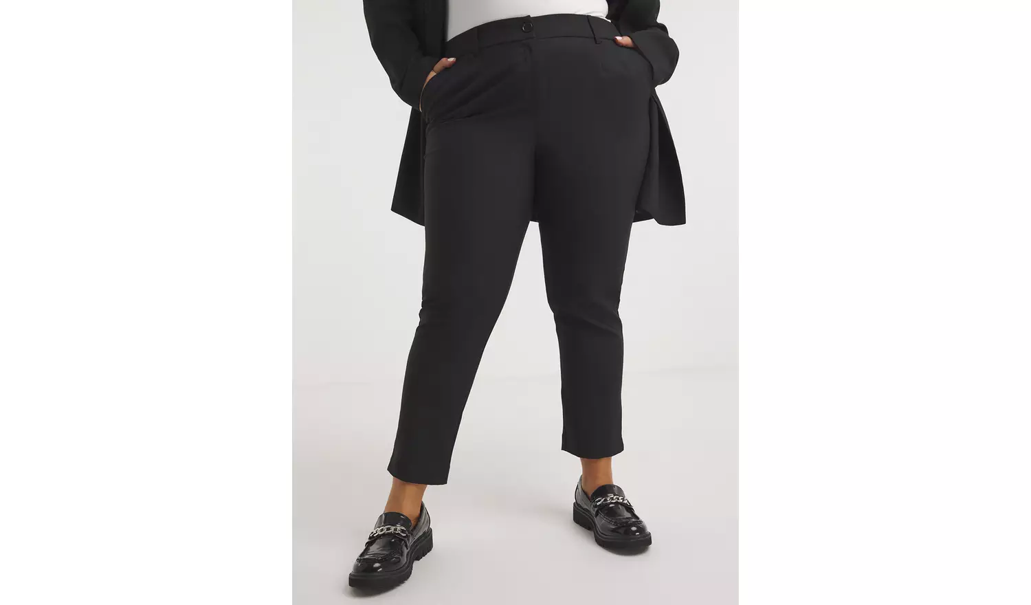 SIMPLY BE Workwear Cigarette Trouser 22
