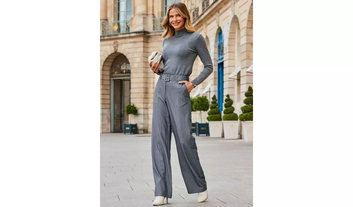 SOSANDAR Pinstripe Trouser 18