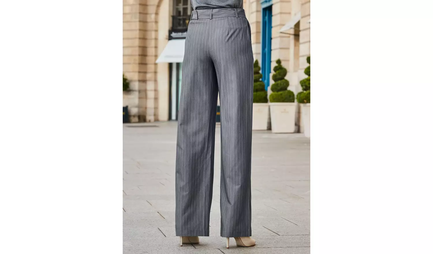 SOSANDAR Pinstripe Trouser 10