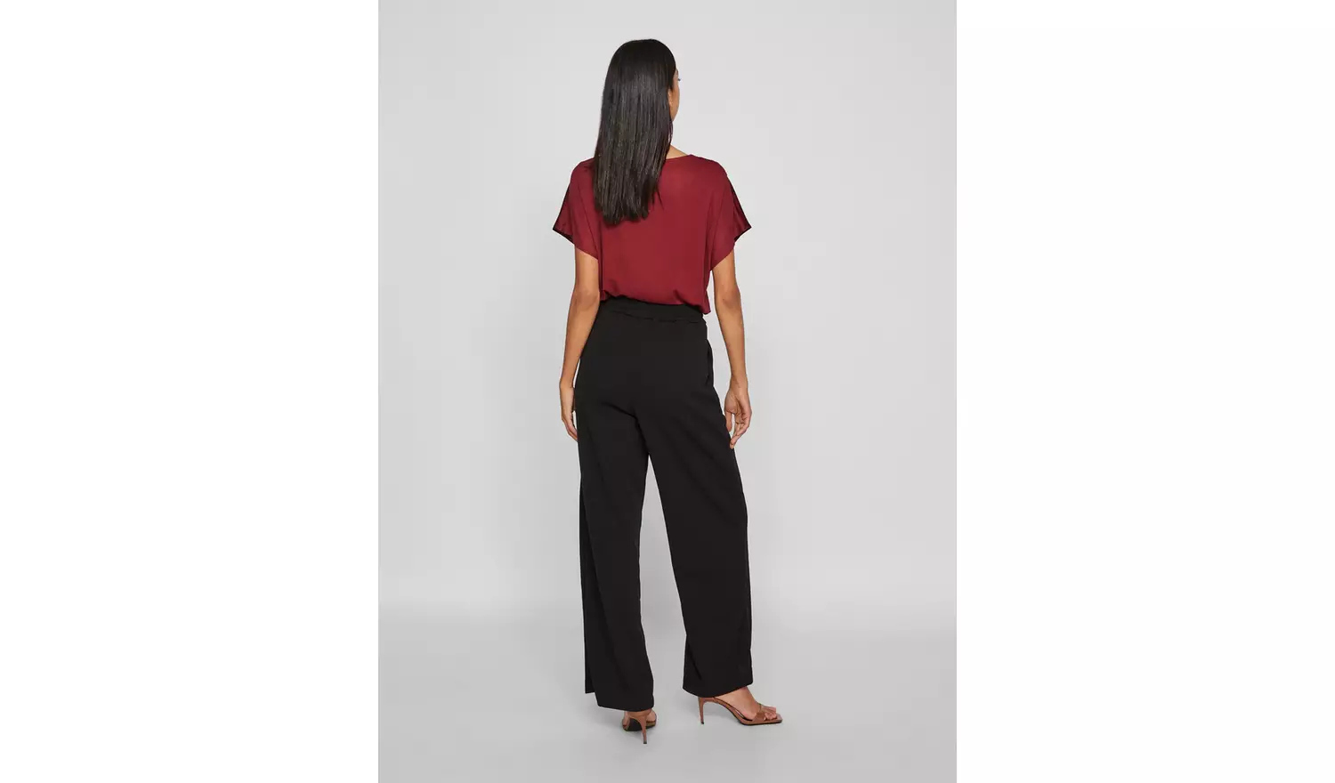 VILA High Waist Wide Pants L