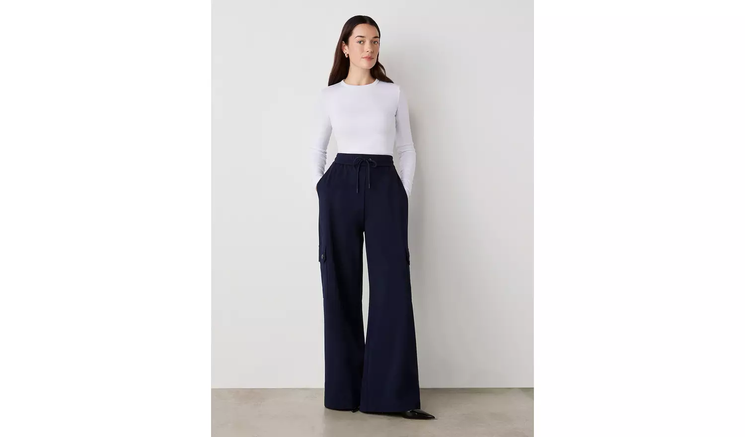 FINERY Deliah Trouser Navy 16R