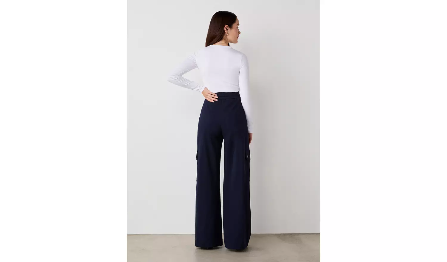 FINERY Deliah Trouser Navy 18R