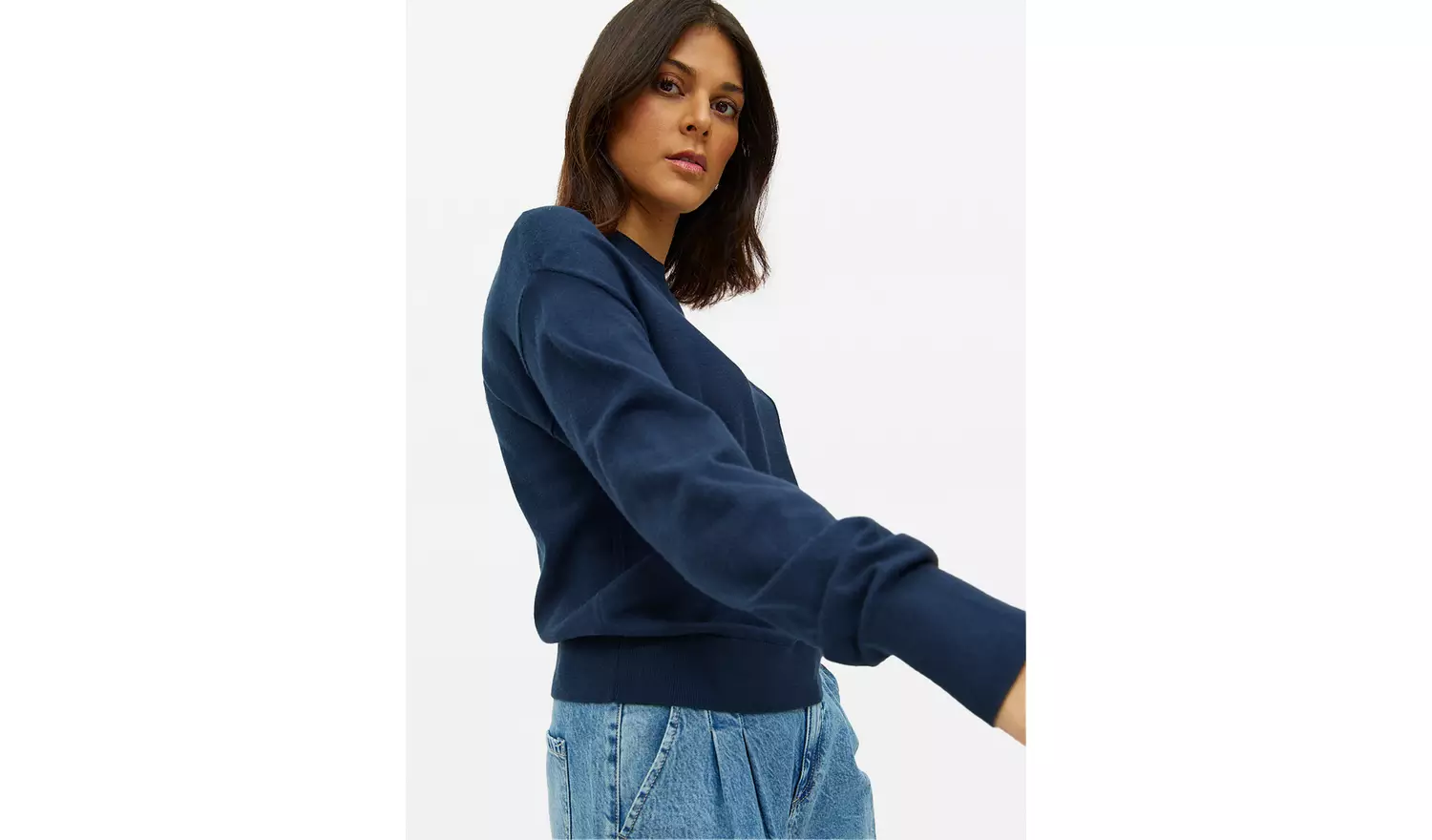 Navy Soft Touch Pocket Jumper 18