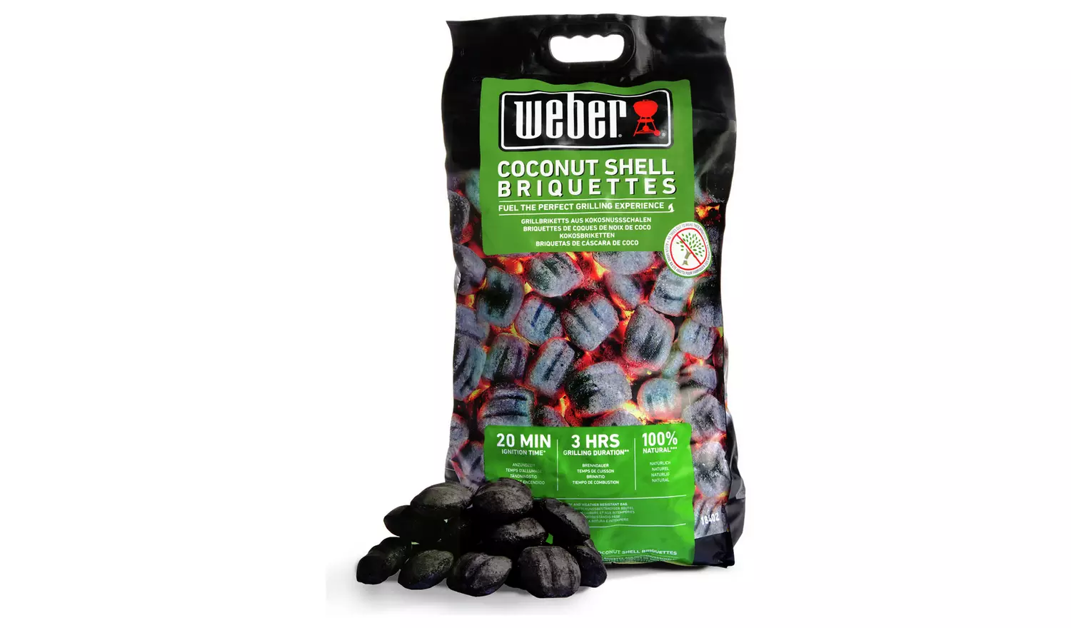 Weber Coconut Briquettes - 8KG