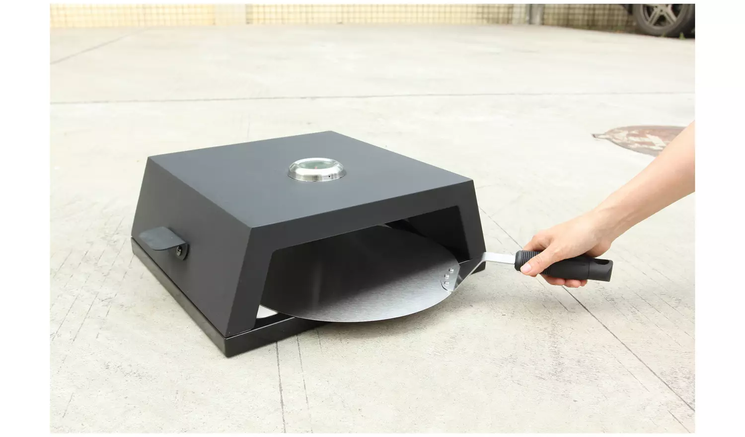 Argos Home Pizza Oven BBQ Topper With Paddle
