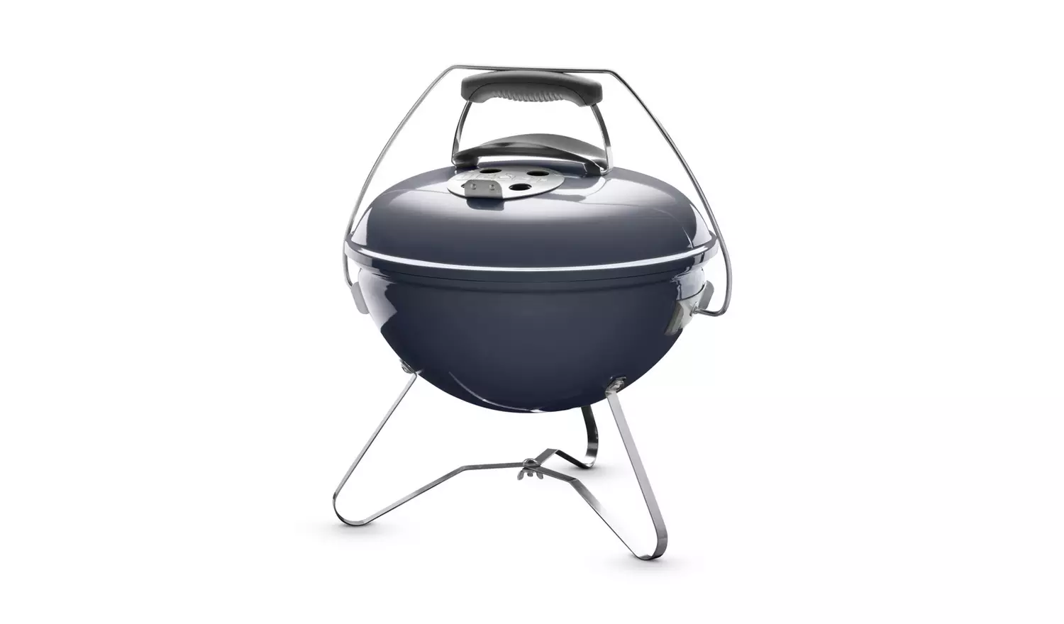 Weber Smokey Joe Premium Portable Charcoal BBQ - Slate Blue