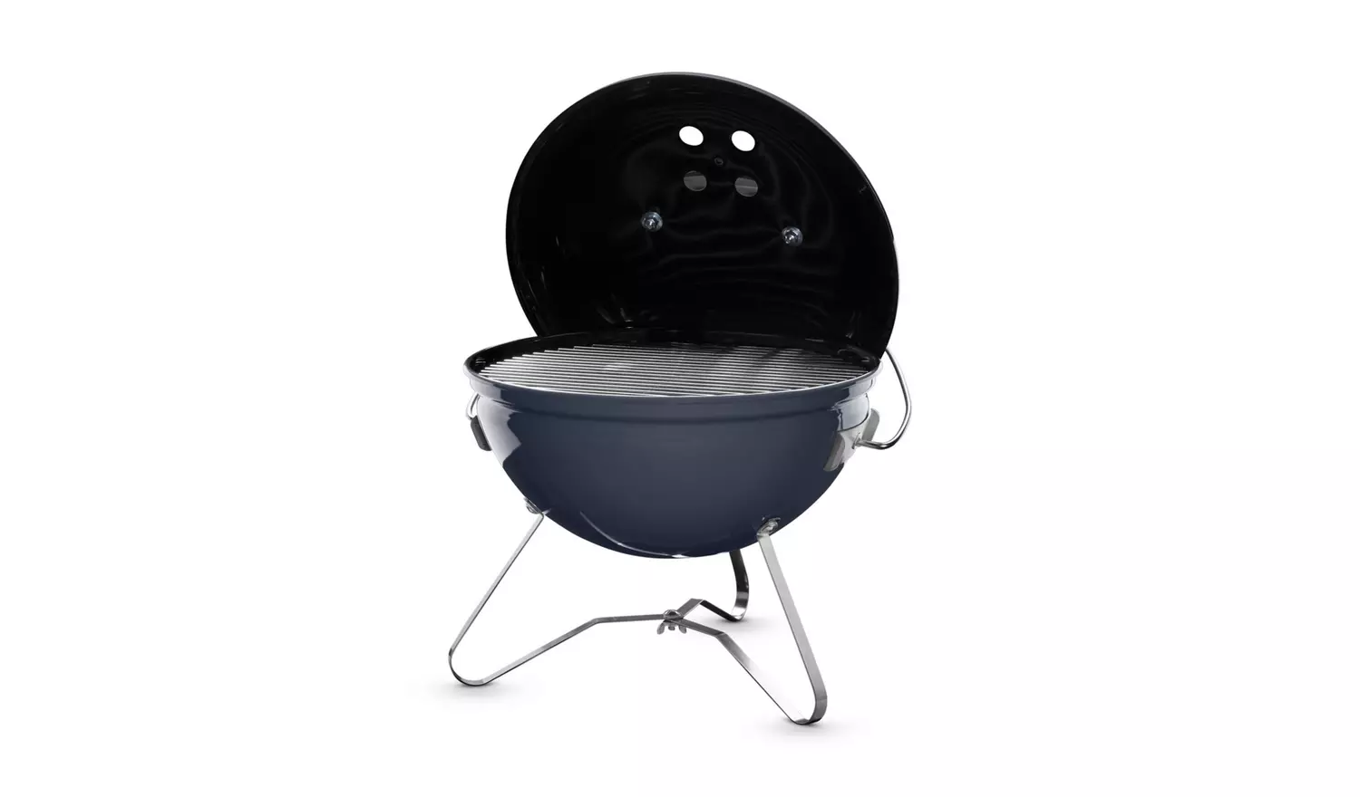 Weber Smokey Joe Premium Portable Charcoal BBQ - Slate Blue