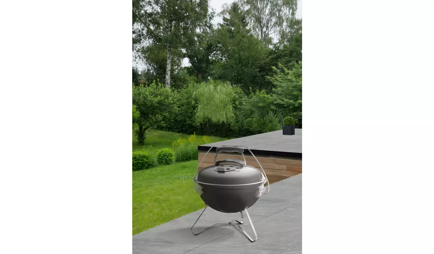 Weber Smokey Joe Premium Portable Charcoal BBQ - Grey