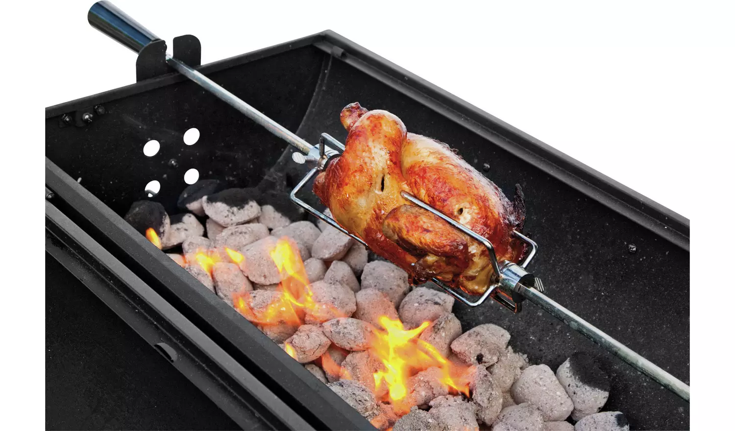 Lovo Drum Charcoal BBQ With Rotisserie
