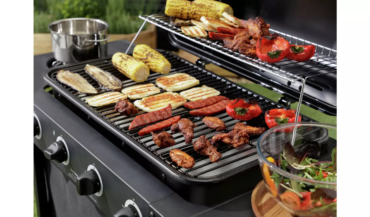 Argos Home 4 Burner With Side Burner Gas BBQ