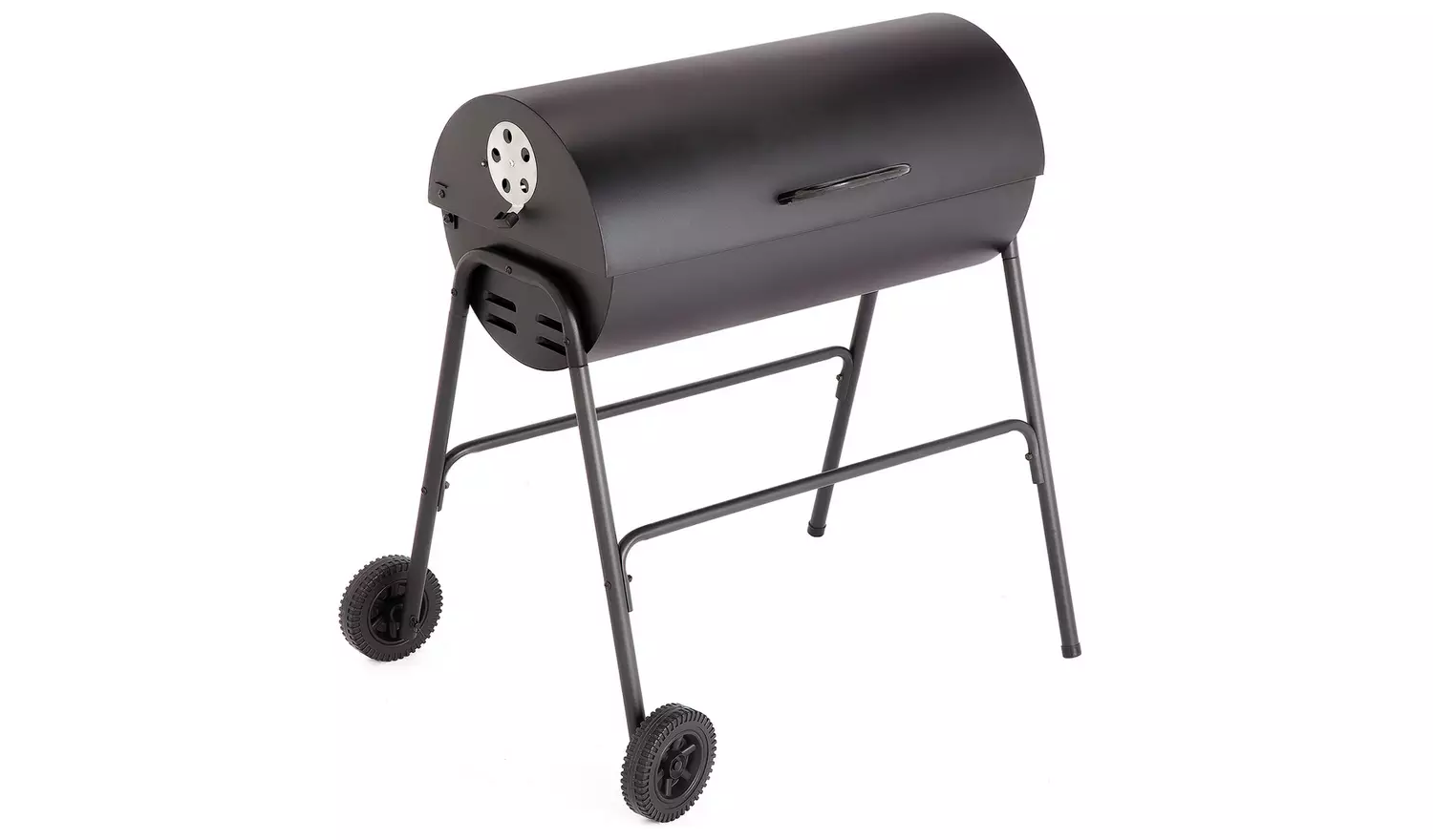 Argos Home Drum Charcoal BBQ With Cover & Utensils