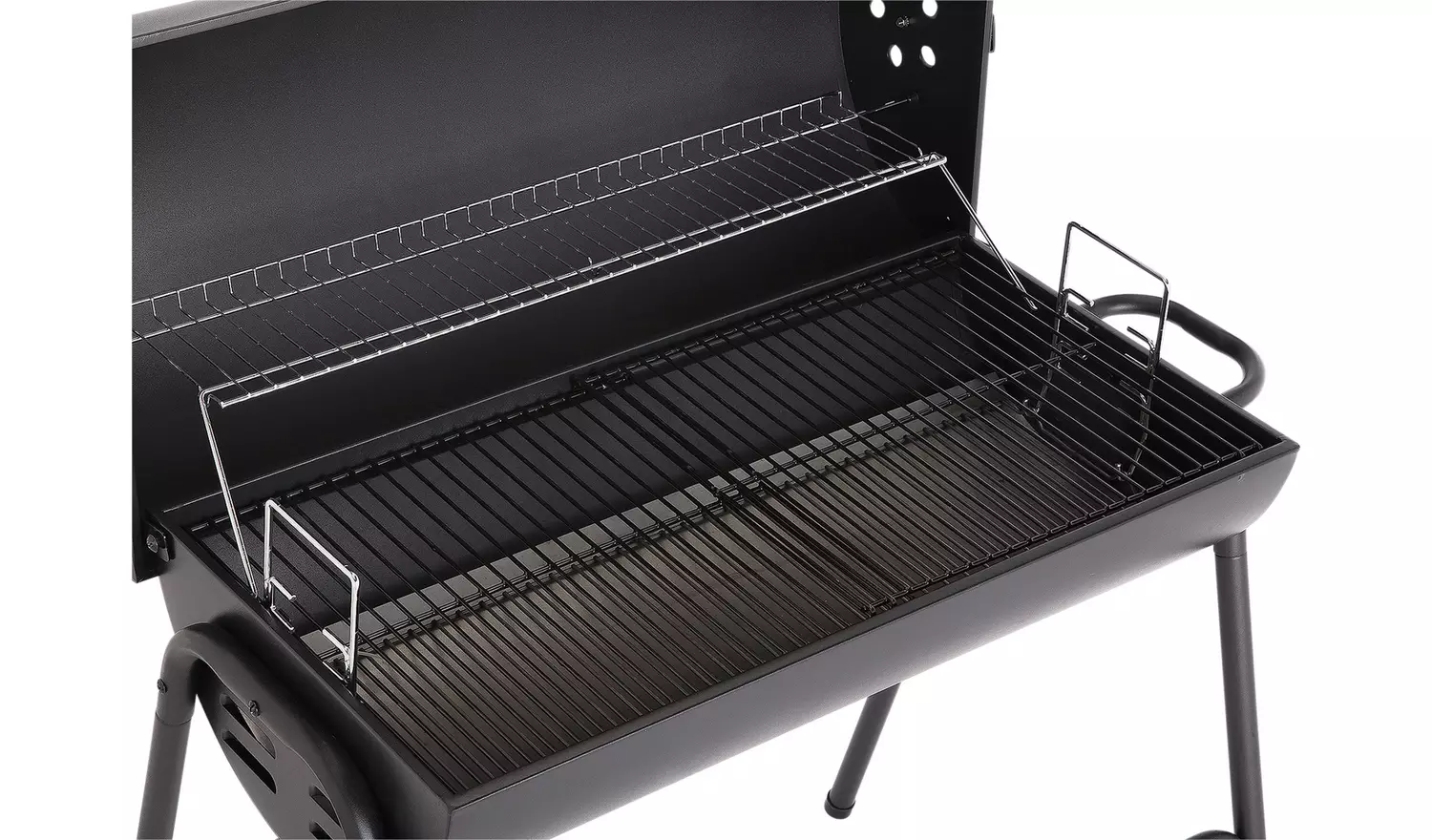 Argos Home Drum Charcoal BBQ With Cover & Utensils