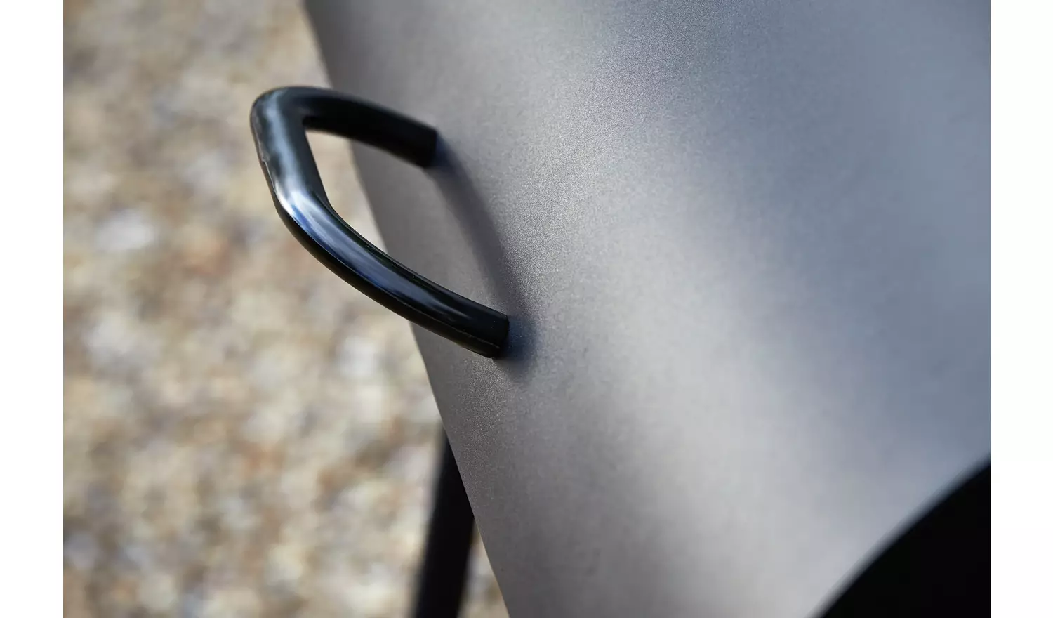 Argos Home Drum Charcoal BBQ With Cover & Utensils