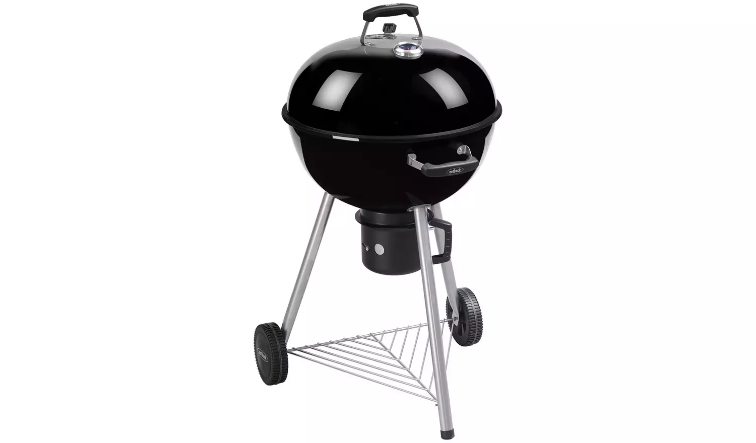 Outback Comet 50cm Kettle Charcoal BBQ - Black