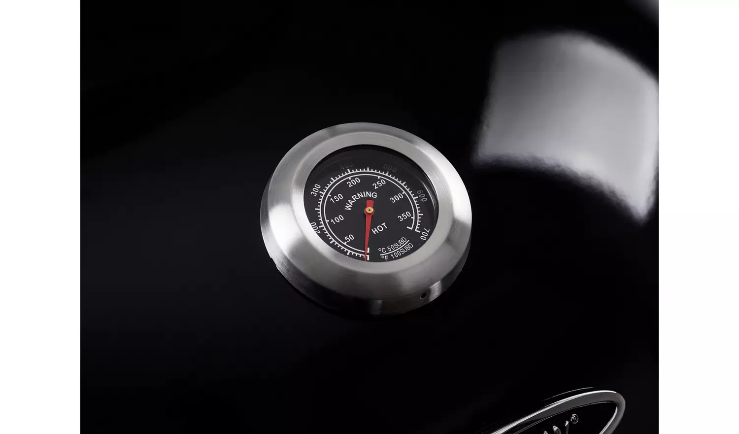 Outback Comet 50cm Kettle Charcoal BBQ - Black