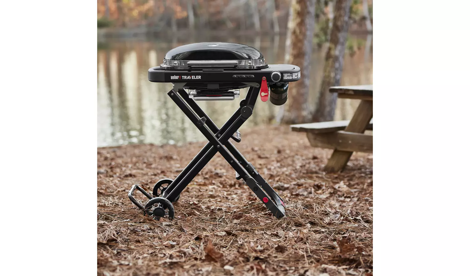 Weber Traveler Compact Portable Gas BBQ
