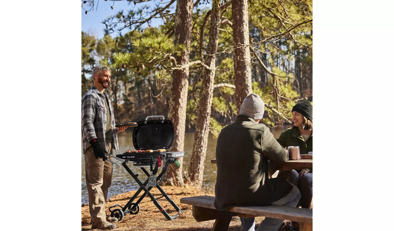 Weber Traveler Compact Portable Gas BBQ